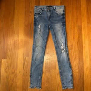Zara high waisted skinny jeans